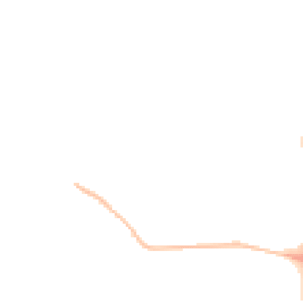 Night-time road noise heatmap for WF10 2FF