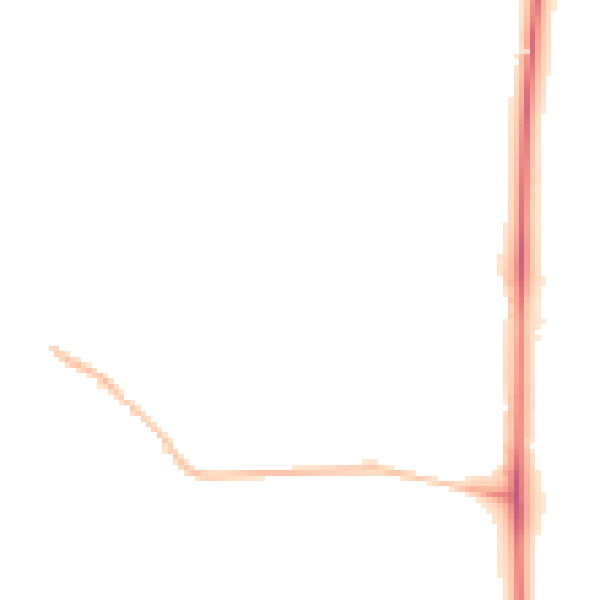 Night-time road noise heatmap for WF10 2FL