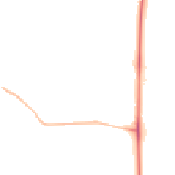 Night-time road noise heatmap for WF10 2FN