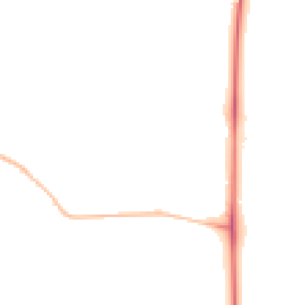Night-time road noise heatmap for WF10 2FR