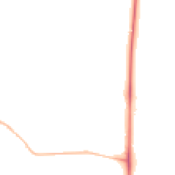 Night-time road noise heatmap for WF10 2GQ