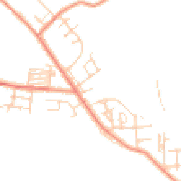 Daytime road noise heatmap for WF10 2HD