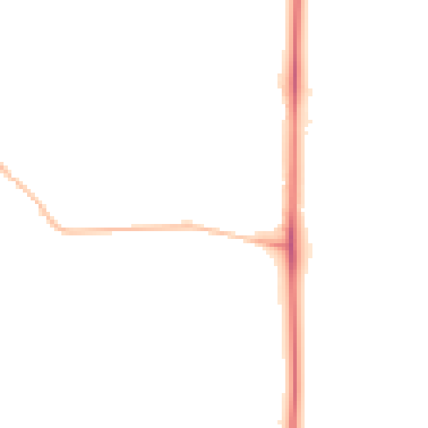 Night-time road noise heatmap for WF10 2JB