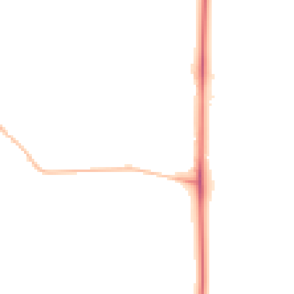 Night-time road noise heatmap for WF10 2JH