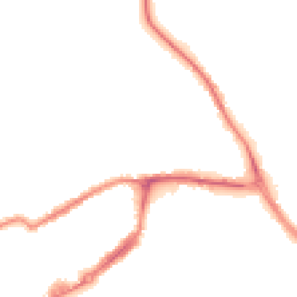 Night-time road noise heatmap for WF10 2LU
