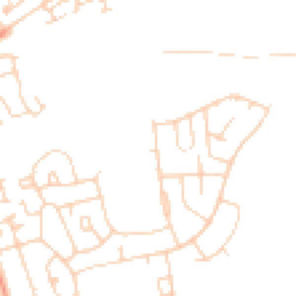 Daytime road noise heatmap for WF10 2NY
