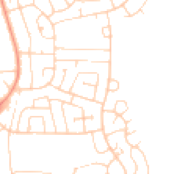 Daytime road noise heatmap for WF10 3NS