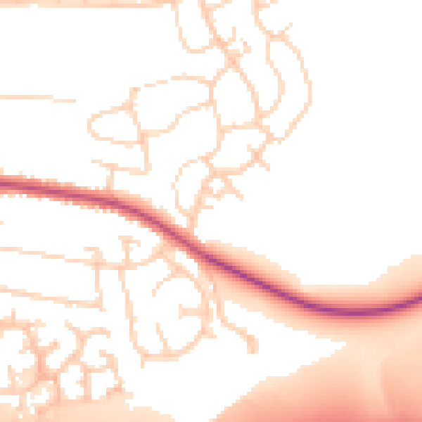 Daytime road noise heatmap for WF10 3SL