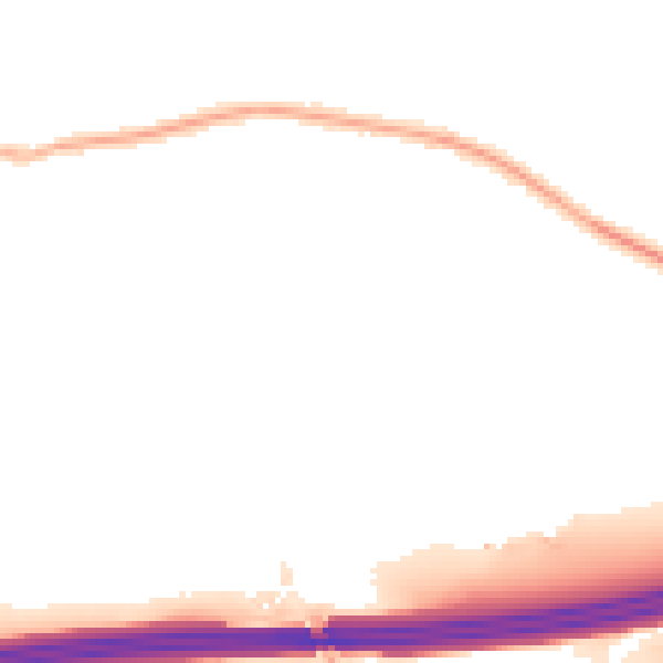 Night-time road noise heatmap for WF10 3TR