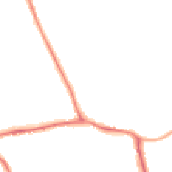 Night-time road noise heatmap for WF10 4BP