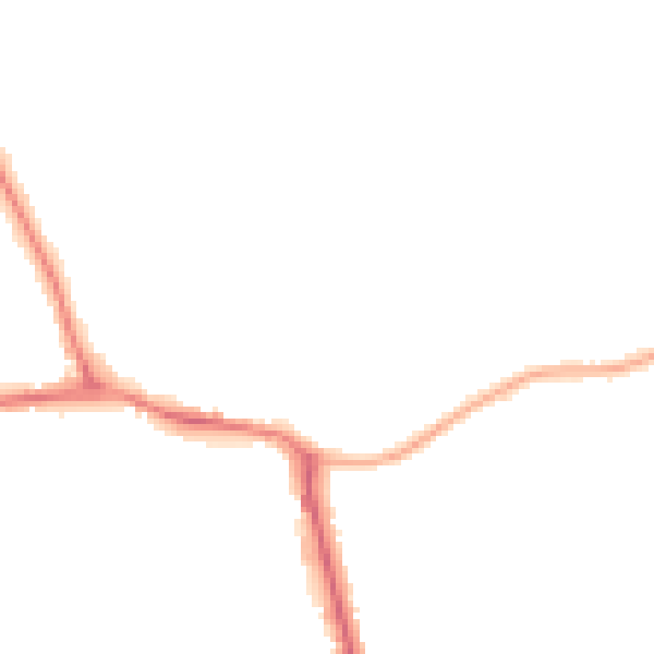 Night-time road noise heatmap for WF10 4RQ