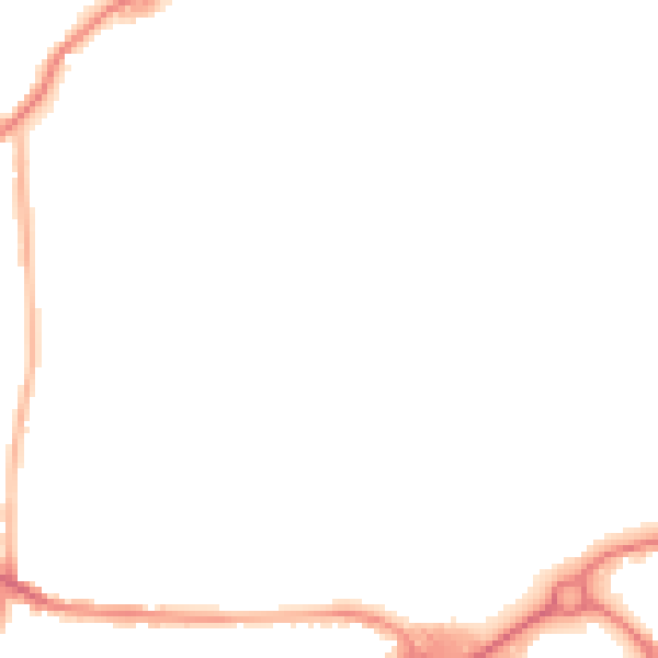 Night-time road noise heatmap for WF10 5AA