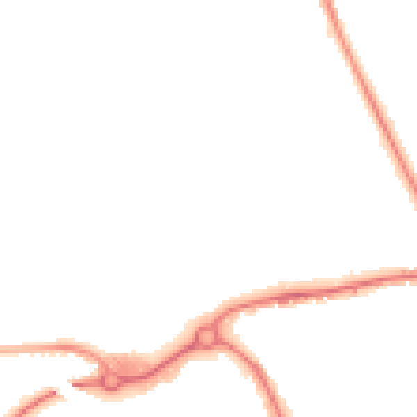 Night-time road noise heatmap for WF10 5BB