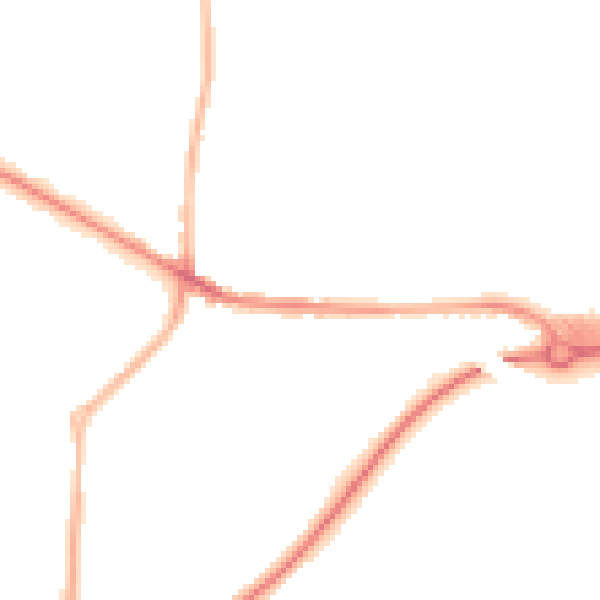 Night-time road noise heatmap for WF10 5ET