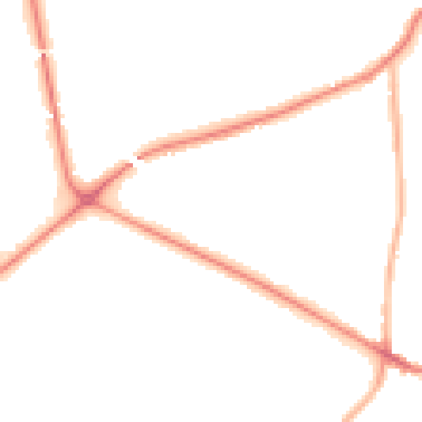 Night-time road noise heatmap for WF10 5FU