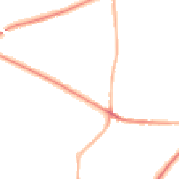 Night-time road noise heatmap for WF10 5HN