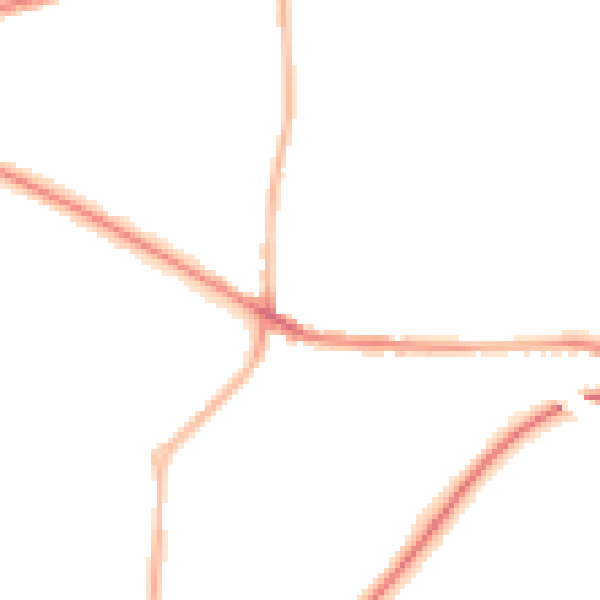 Night-time road noise heatmap for WF10 5HQ