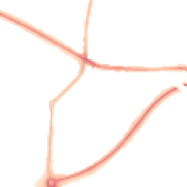 Night-time road noise heatmap for WF10 5JL