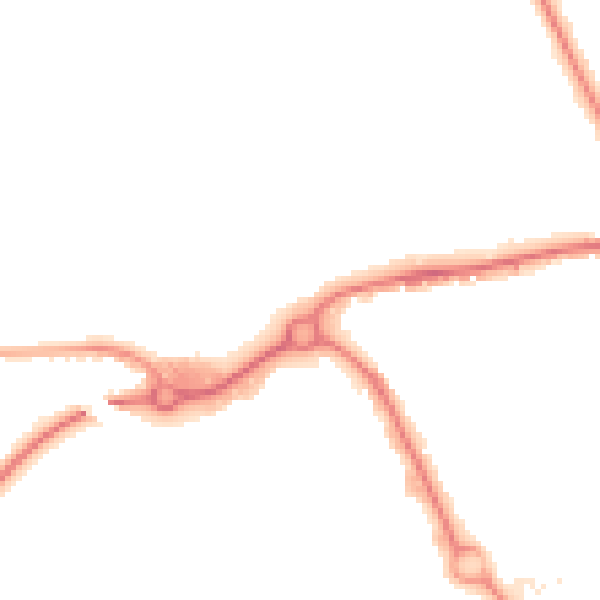 Night-time road noise heatmap for WF10 5JT