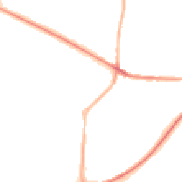Night-time road noise heatmap for WF10 5LQ