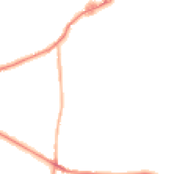 Night-time road noise heatmap for WF10 5RP