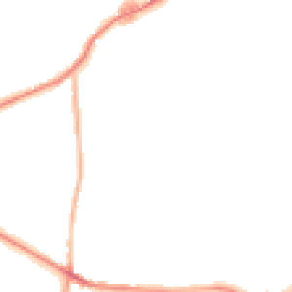 Night-time road noise heatmap for WF10 5RR