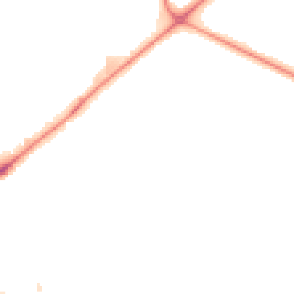 Night-time road noise heatmap for WF10 5TJ