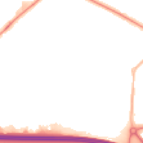 Night-time road noise heatmap for WF10 5UH