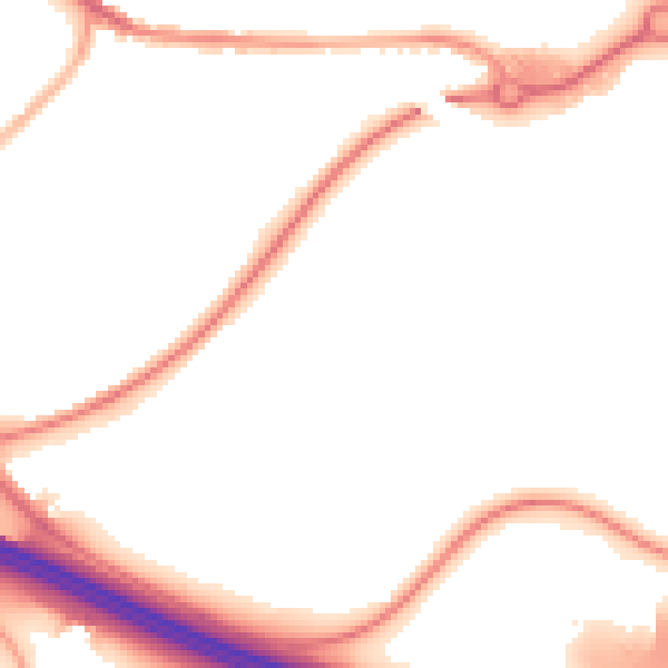 Night-time road noise heatmap for WF10 5WA