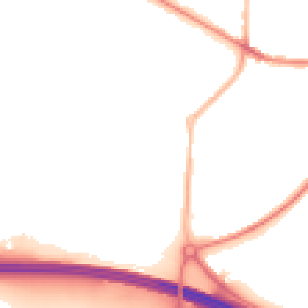 Night-time road noise heatmap for WF10 5WH
