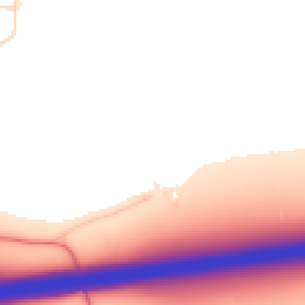 Daytime road noise heatmap for WF11 0AJ