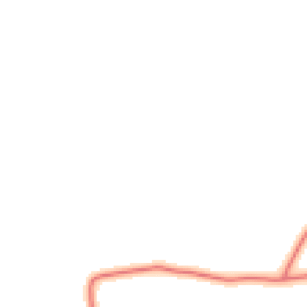 Daytime road noise heatmap for WF11 0BB