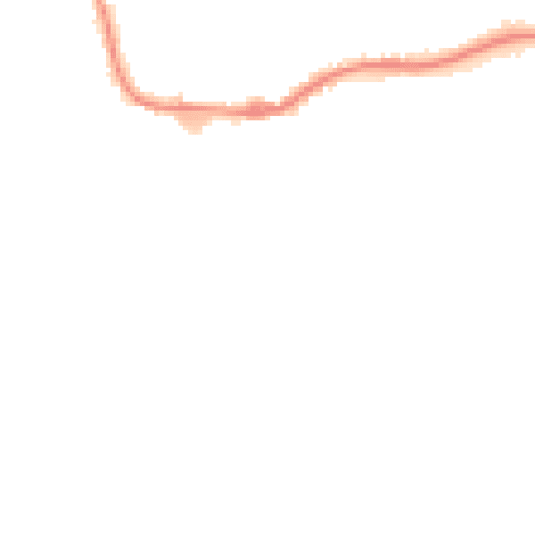 Night-time road noise heatmap for WF11 0DG