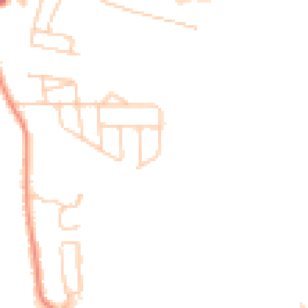 Daytime road noise heatmap for WF11 0DZ