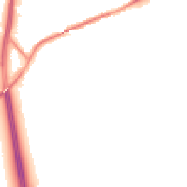 Night-time road noise heatmap for WF11 0PR
