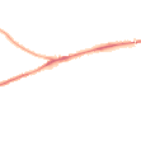 Night-time road noise heatmap for WF11 8EH