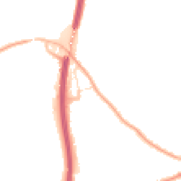Night-time road noise heatmap for WF11 8LZ