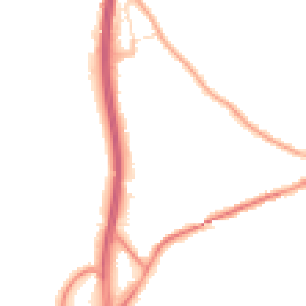 Night-time road noise heatmap for WF11 8PD