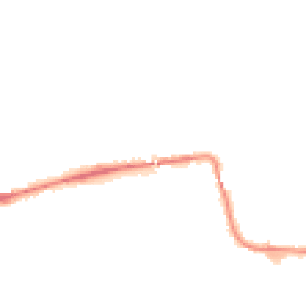 Night-time road noise heatmap for WF11 9AE
