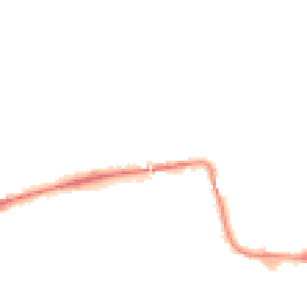 Night-time road noise heatmap for WF11 9AG
