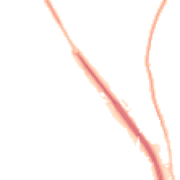 Night-time road noise heatmap for WF11 9EX