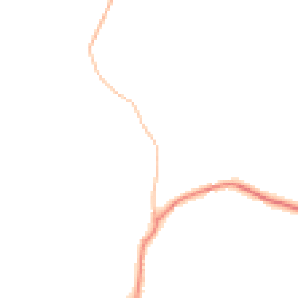 Daytime road noise heatmap for WF11 9LR