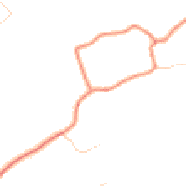 Daytime road noise heatmap for WF12 0NX