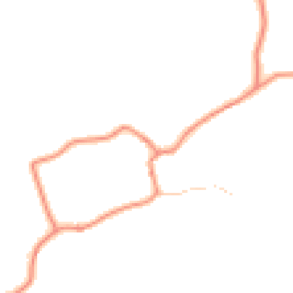 Daytime road noise heatmap for WF12 0PB