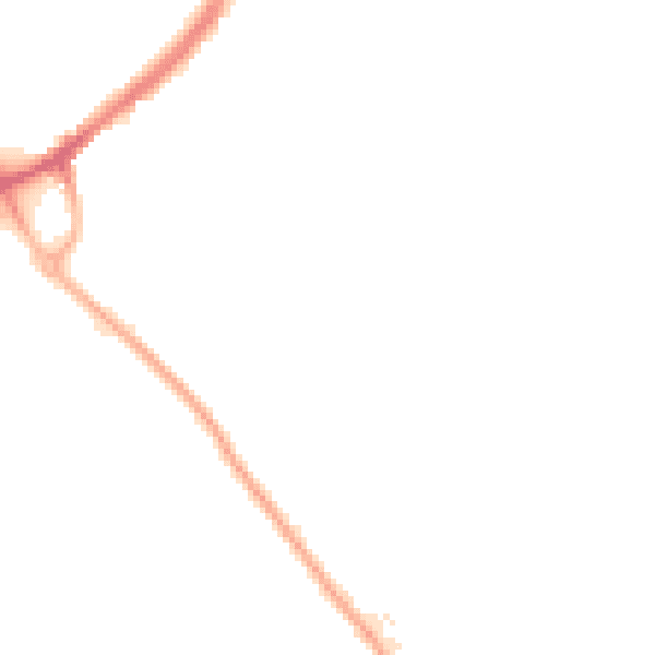Night-time road noise heatmap for WF12 7FF