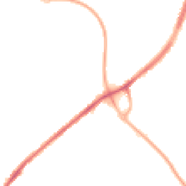 Night-time road noise heatmap for WF12 7HG
