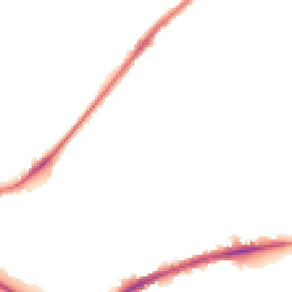 Night-time road noise heatmap for WF12 7JZ