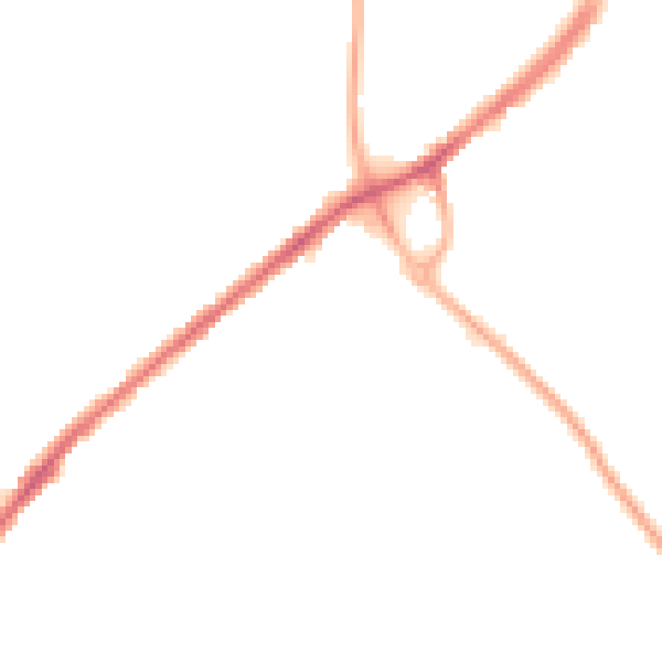 Night-time road noise heatmap for WF12 7RF