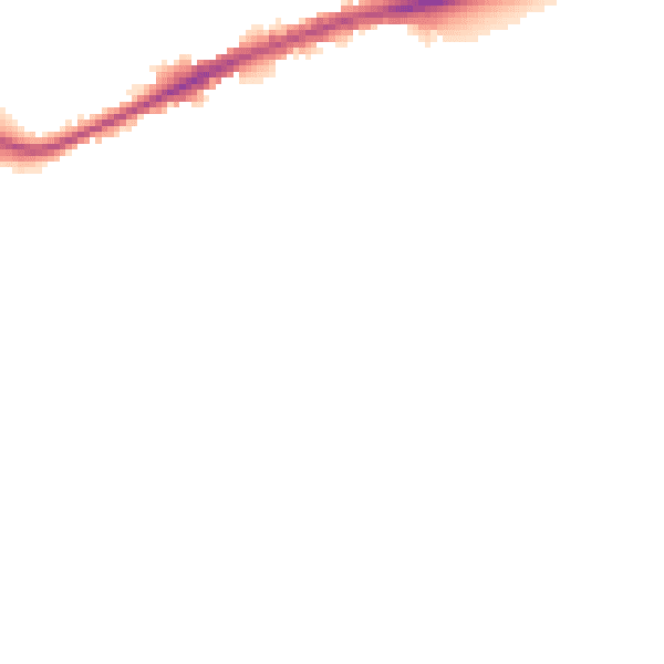 Night-time road noise heatmap for WF12 8JB