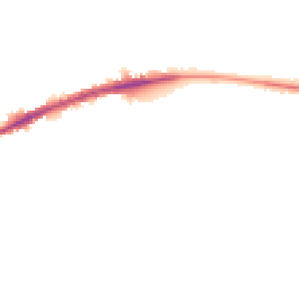 Night-time road noise heatmap for WF12 8JH
